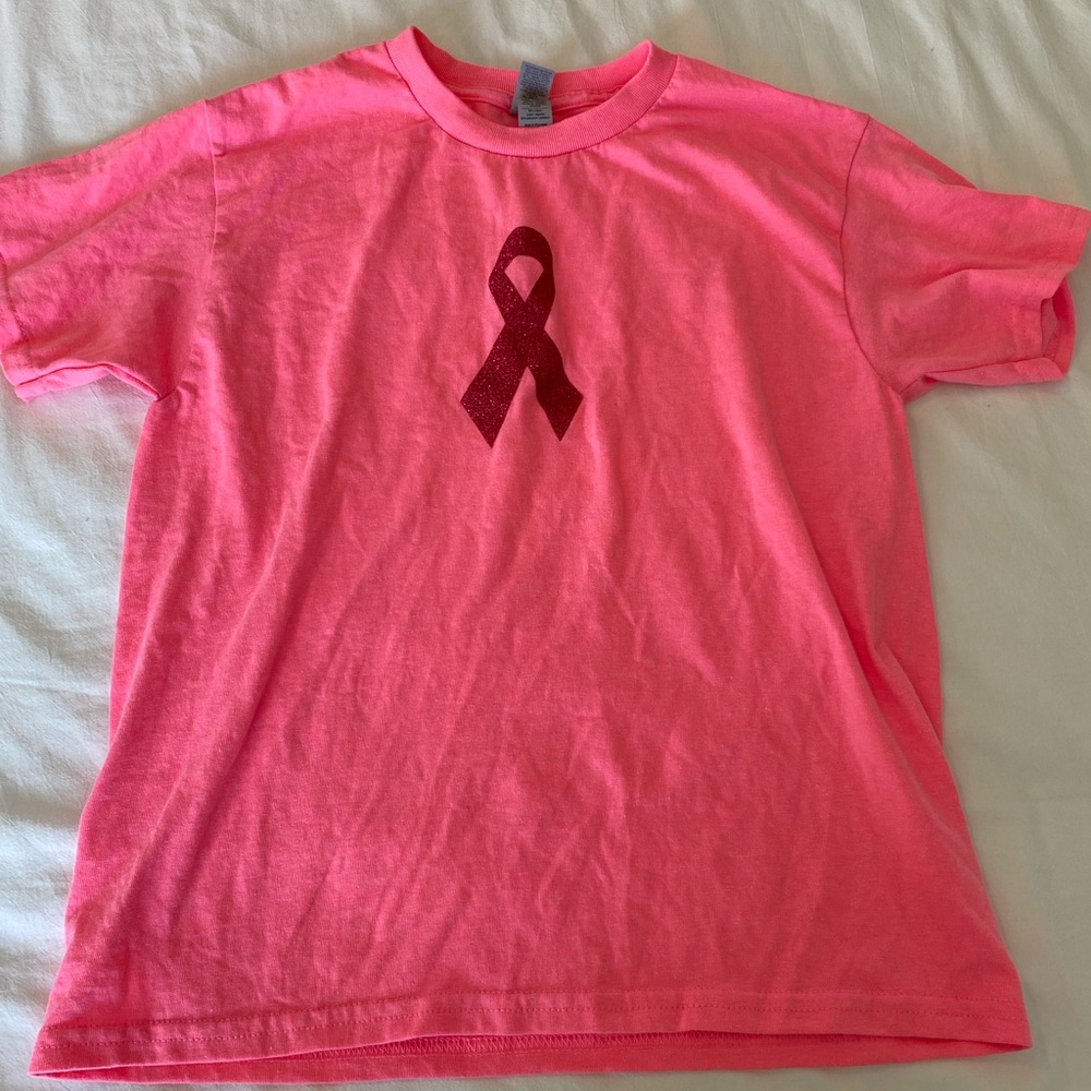 Gildan breast cancer awareness Ribbon t shirt